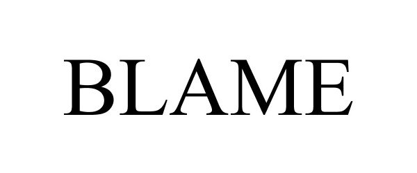 Trademark Logo BLAME