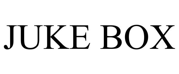 Trademark Logo JUKE BOX