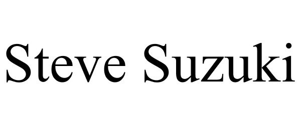 Trademark Logo STEVE SUZUKI