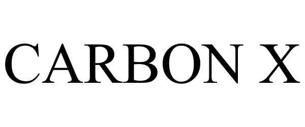 Trademark Logo CARBON X