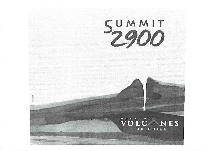  SUMMIT 2900 BODEGA VOLCÃNES DE CHILE