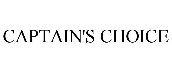Trademark Logo CAPTAIN'S CHOICE