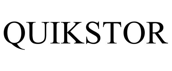 Trademark Logo QUIKSTOR