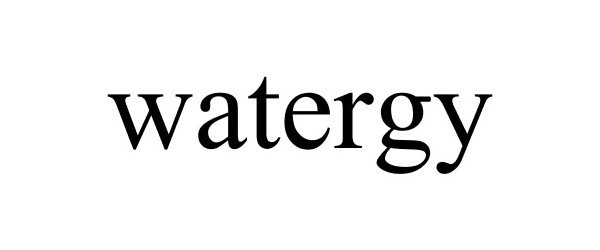 Trademark Logo WATERGY