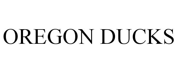 Trademark Logo OREGON DUCKS