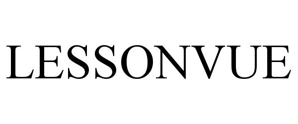 Trademark Logo LESSONVUE