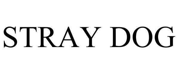 Trademark Logo STRAY DOG