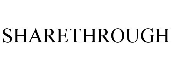Trademark Logo SHARETHROUGH