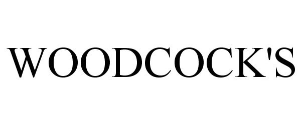  WOODCOCK'S
