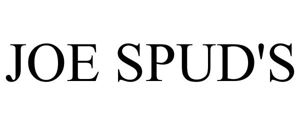 Trademark Logo JOE SPUD'S