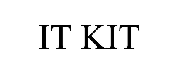 Trademark Logo IT KIT