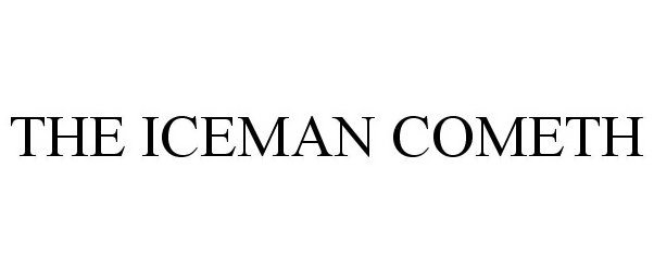 Trademark Logo THE ICEMAN COMITH
