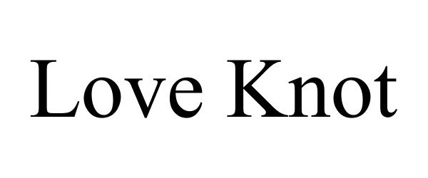 Trademark Logo LOVE KNOT