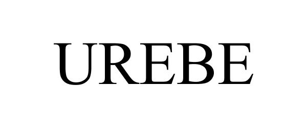 Trademark Logo UREBE