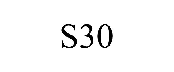 Trademark Logo S30