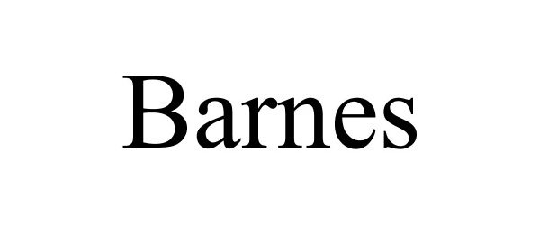 Trademark Logo BARNES