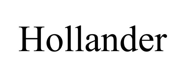 Trademark Logo HOLLANDER
