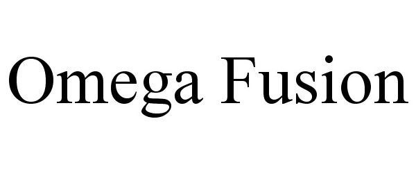 Trademark Logo OMEGA FUSION
