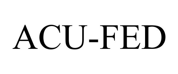 Trademark Logo ACU-FED