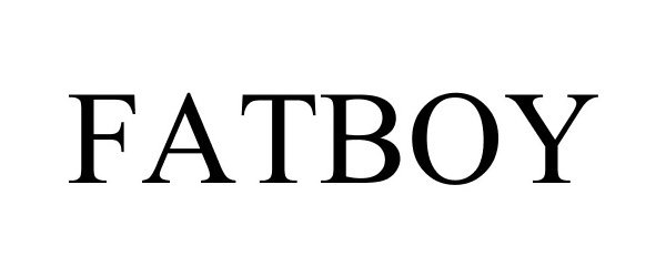 Trademark Logo FATBOY