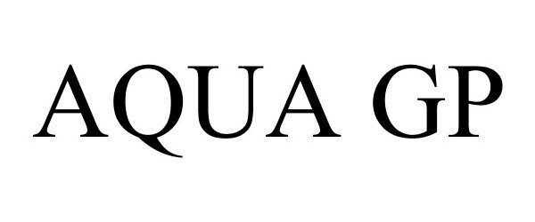Trademark Logo AQUA GP