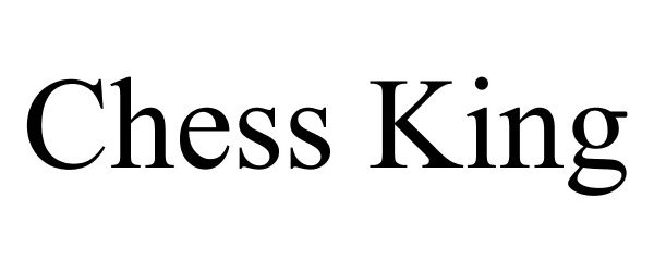 Trademark Logo CHESS KING