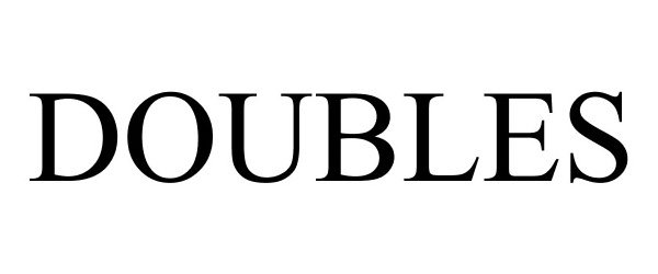 Trademark Logo DOUBLES