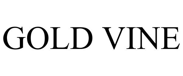 Trademark Logo GOLD VINE