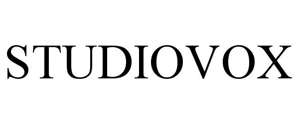  STUDIOVOX