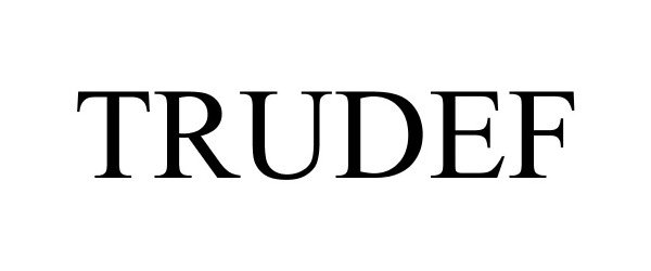 Trademark Logo TRUDEF