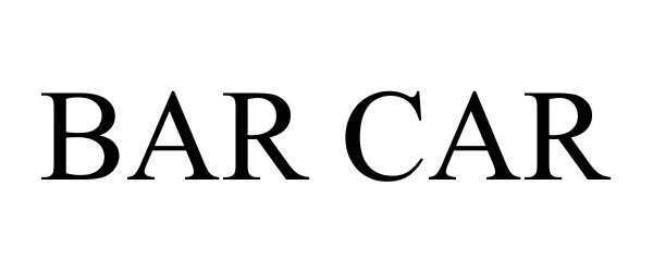 Trademark Logo BAR CAR