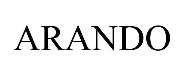 Trademark Logo ARANDO