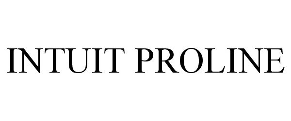  INTUIT PROLINE