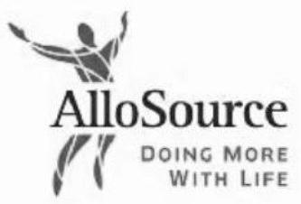  ALLOSOURCE DOING MORE WITH LIFE