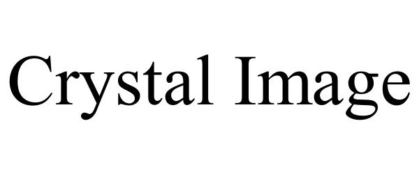 Trademark Logo CRYSTAL IMAGE