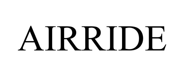 Trademark Logo AIRRIDE