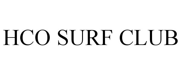  HCO SURF CLUB