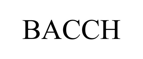 Trademark Logo BACCH