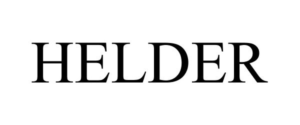 Trademark Logo HELDER