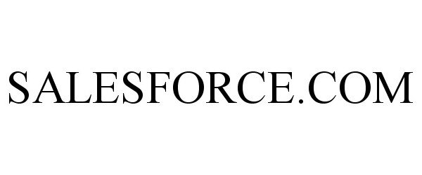 Trademark Logo SALESFORCE.COM