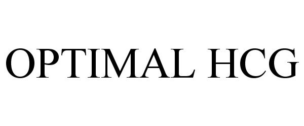 Trademark Logo OPTIMAL HCG