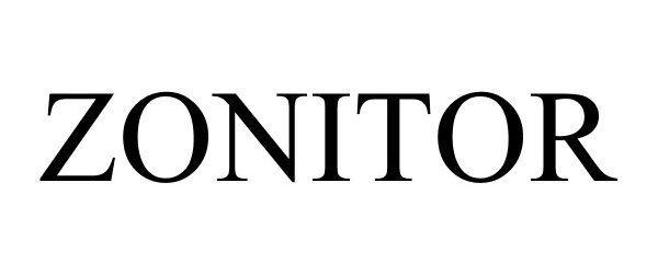 Trademark Logo ZONITOR