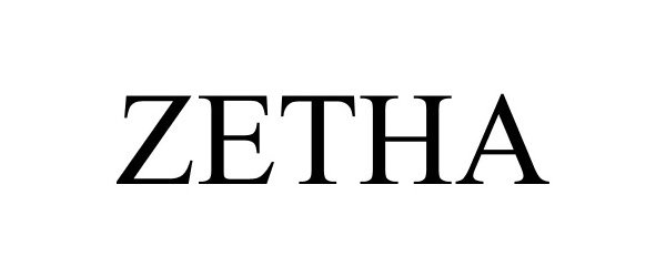 Trademark Logo ZETHA