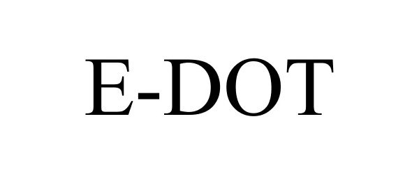  E-DOT