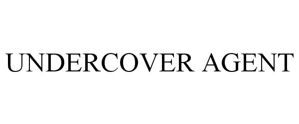 Trademark Logo UNDERCOVER AGENT