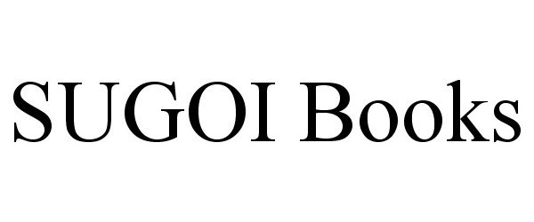 Trademark Logo SUGOI BOOKS
