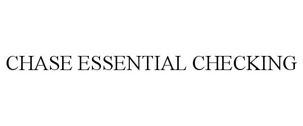  CHASE ESSENTIAL CHECKING