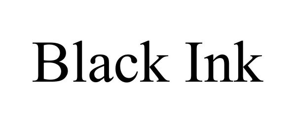 Trademark Logo BLACK INK
