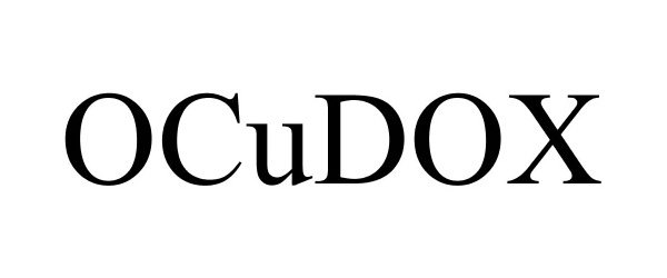 Trademark Logo OCUDOX