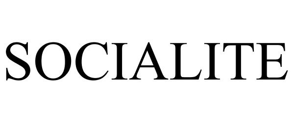 Trademark Logo SOCIALITE